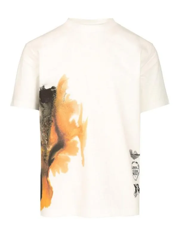 Y-3 T-Shirt - Blanc - Blanc - Homme | JX4744 | thebs.com