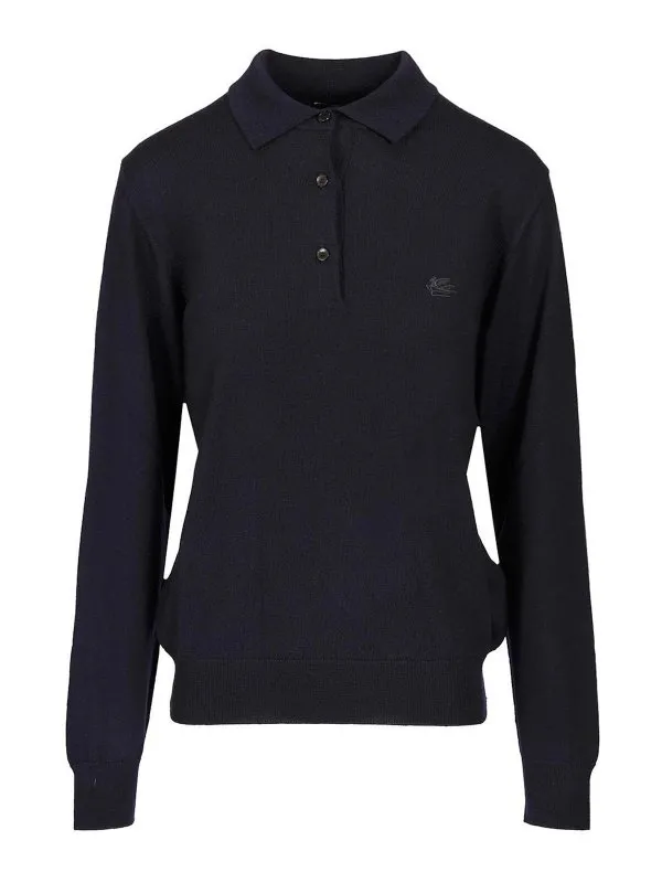 Etro Polo - Bleu - Bleu - Femme | WRKN0004AQ256B0665 | thebs.com