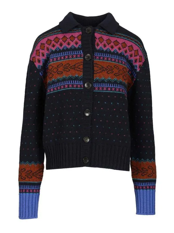 Etro Cardigan - Bleu - Bleu - Femme | WRKP0006AQ172S9883