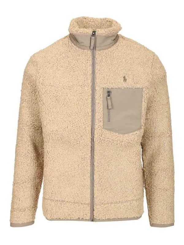 Polo Ralph Lauren Manteau En Fourrure - Beige | 710951701005