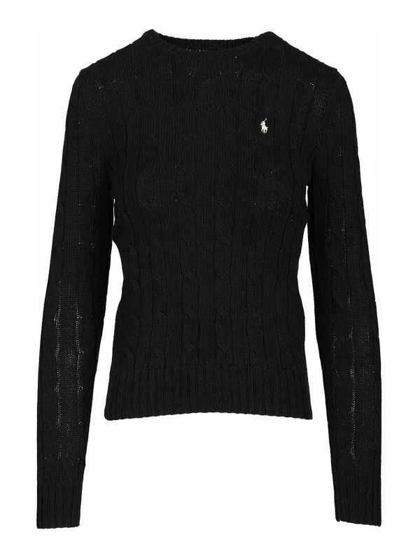 Polo Ralph Lauren Pull Col Rond - Noir - Noir | 211891640027