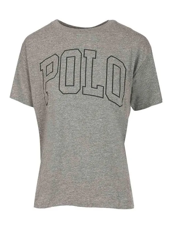Polo Ralph Lauren T-Shirt - Polo - Gris - Femme | 211971711001