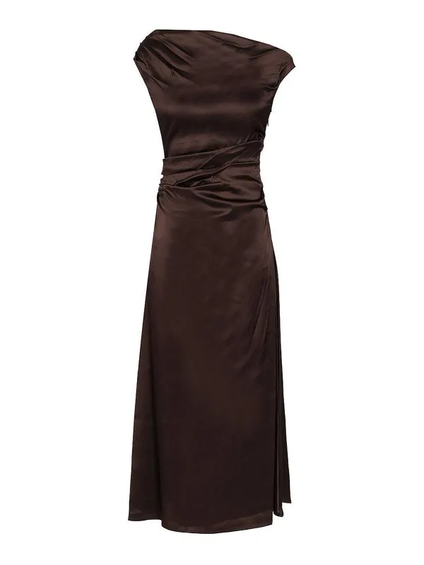 Staud Maxi Robe - Marron - Marron - Femme | R25P2327SNEART