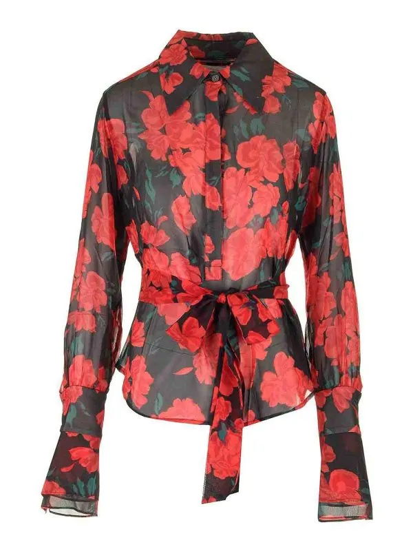 Equipment Chemise - Rouge - Rouge | T0168A0130TRUEBLACKMULTI