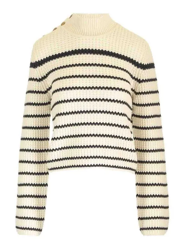 Forte Forte Pull Col Rond - Blanc - Blanc - Femme | 12943F46A0010