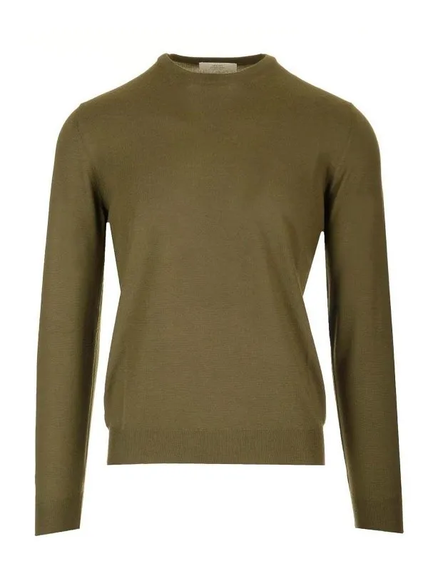 Mauro Ottaviani Pull Col Rond - Vert - Vert | WH01100154823