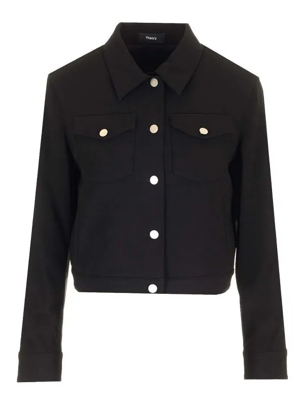 Theory Veste Casual - Noir - Noir - Femme | O0709104001