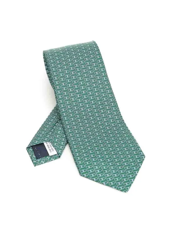 Ferragamo Cravate - Vert - Vert - Homme | 3512170778573FVERDE