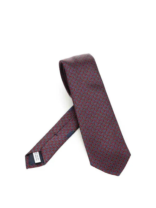 Ferragamo Cravate - Multicolore - Homme | 3512280778701FBLUBORDEAUX