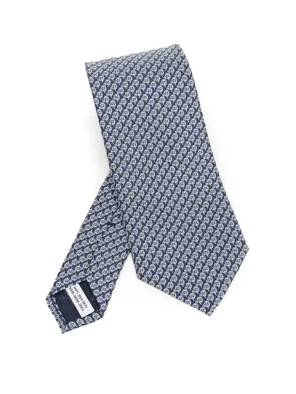 Ferragamo Cravate - Bleu - Bleu - Homme | 3512320778908FNAVY