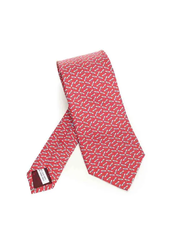 Ferragamo Cravate - Rouge - Rouge - Homme | 3512420779283FROSSO