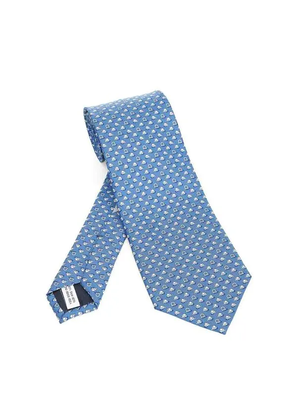 Ferragamo Cravate - Bleu - Bleu - Homme | 3512430779457FBLUETTE