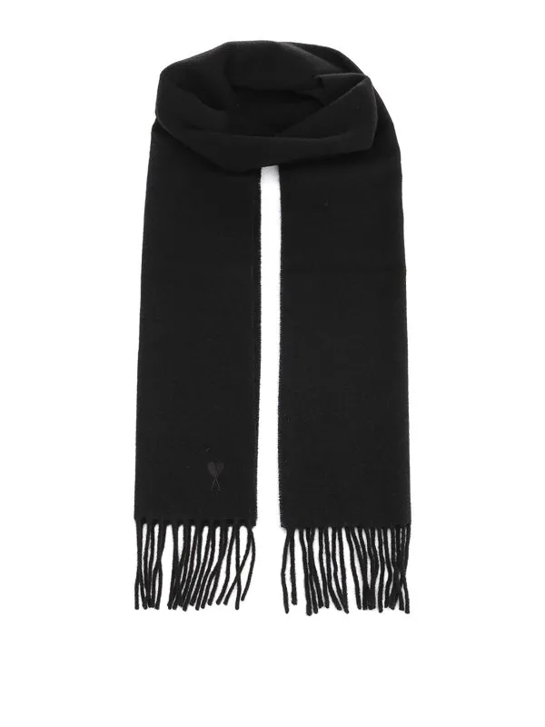 Ami Paris Écharpe - Noir - Noir - Femme | H25USF677334001H25