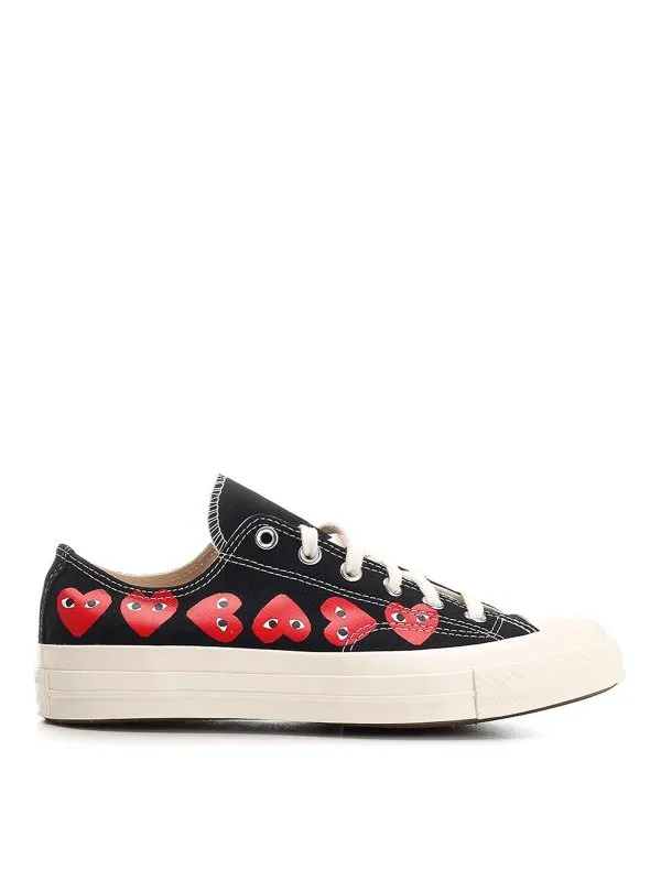 Comme des Garçons Play Baskets - Noir - Noir | AZK1260011BLACK