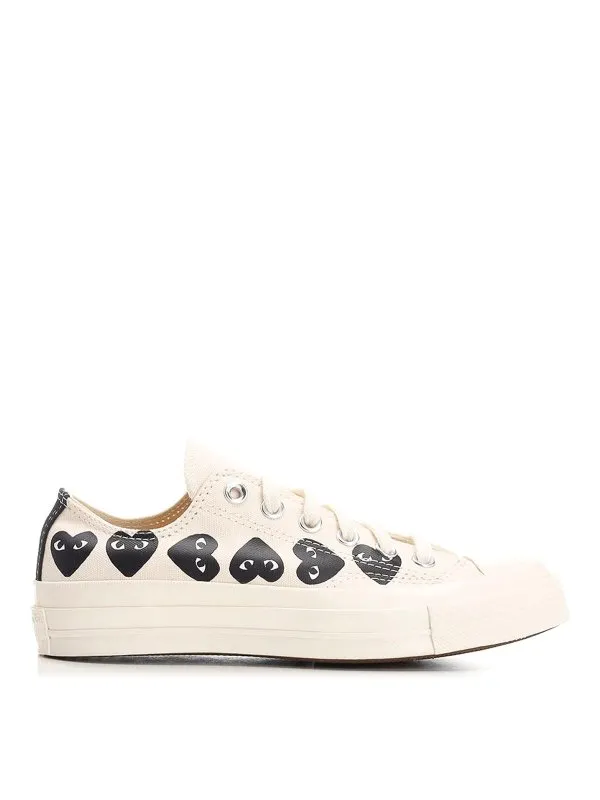 Comme des Garçons Play Baskets - Blanc - Blanc | AZK1260012WHITE