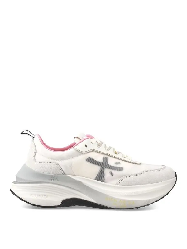 Premiata Baskets - Blanc - Blanc - Femme | HILL7509 | thebs.com