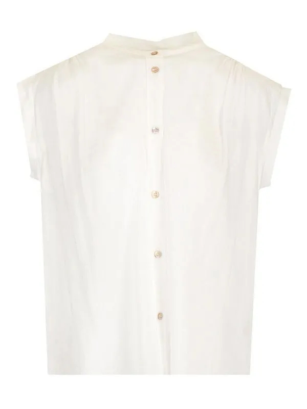 Forte Forte Chemise - Blanc - Blanc - Femme | 9924MYTOPF47A0002