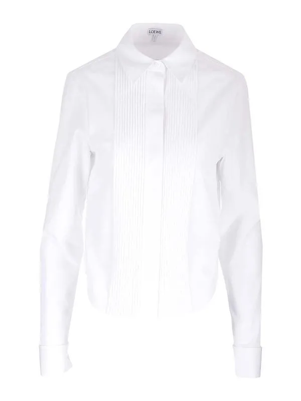 Loewe Chemise - Blanc - Blanc - Femme | S540Y05X942090