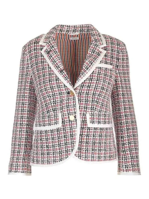 Thom Browne Blazer - Blanc - Blanc - Femme | FBC812BF0515960
