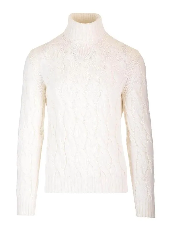 Barba Pull Col Rond - Blanc - Blanc - Homme | 700024223001