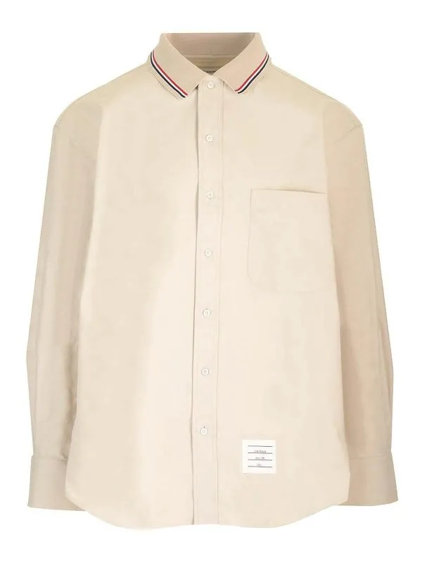 Thom Browne Chemise - Blanc - Blanc - Homme | MWL407CF0351114