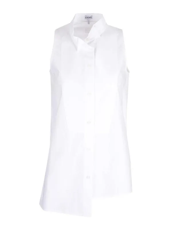 Loewe Chemise - Blanc - Blanc - Femme | S359Y05XA12100