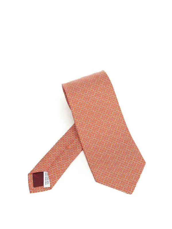 Ferragamo Cravate - Orange - Orange - Homme | 3512040078443FARANCIO