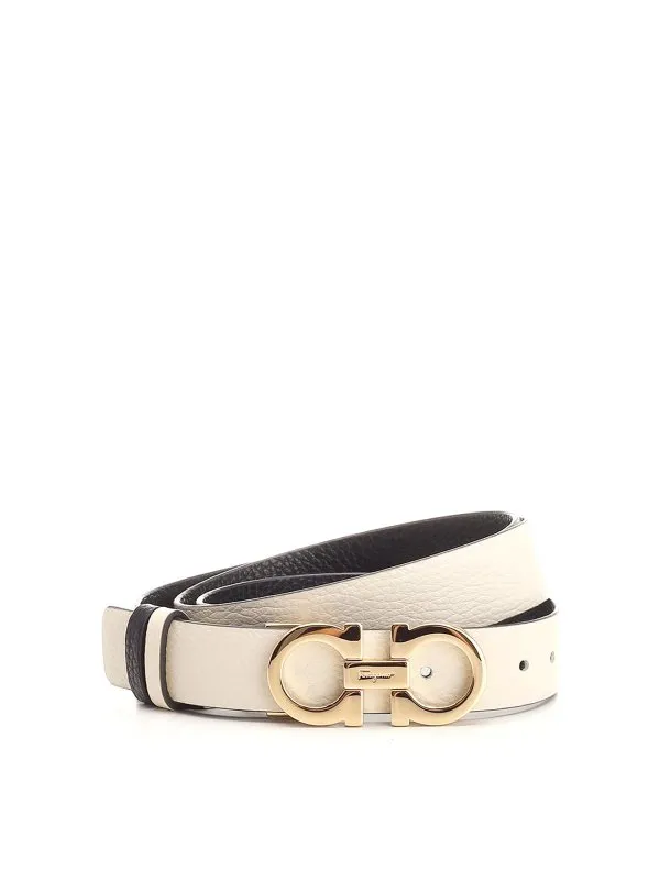 Ferragamo Ceinture - Gancino - Blanc - Femme | 23A5650764045NDEF