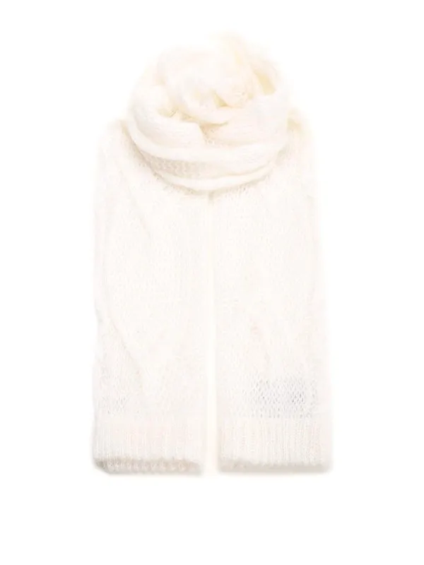 Forte Forte Écharpe - Blanc - Blanc - Femme | 12952F46A0023